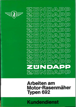 Arbeiten am Rasenmäher - alle Typen